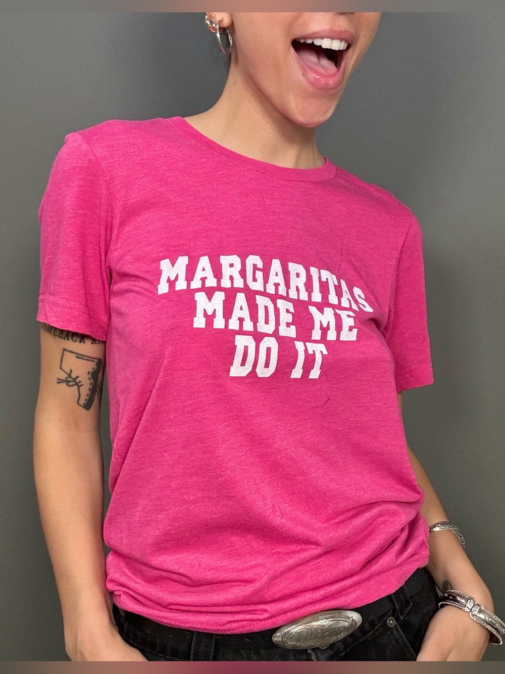 Margaritas Made Me Do It Tee!